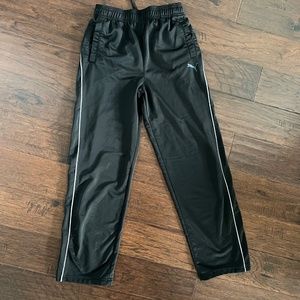 PUMA Black  Elastic Waist Straight Leg Sweatpants L (14-16)
